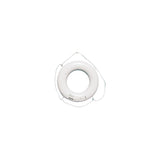 Jim-Buoy Closed Cell Foam U.S.C.G. Approved Life Ring With Rope Molded Into Core