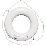 Jim-Buoy Closed Cell Foam U.S.C.G. Approved Life Ring With Rope Molded Into Core