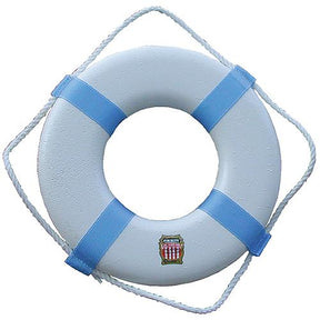 Jim-Buoy P17 Swimming Pool and Decorative Life Ring, 17" White