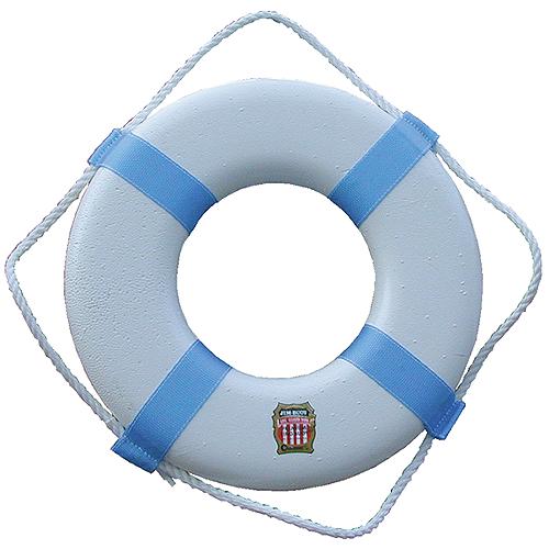 Jim-Buoy P17 Swimming Pool and Decorative Life Ring, 17" White