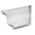 Amerimax 2.875 in. H X 0.5 in. W X 4 in. L Silver Galvanized Steel K Gutter End Cap, Pack of 15
