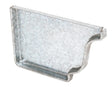 Amerimax 2.875 in. H X 0.5 in. W X 4 in. L Silver Galvanized Steel K Gutter End Cap, Pack of 15
