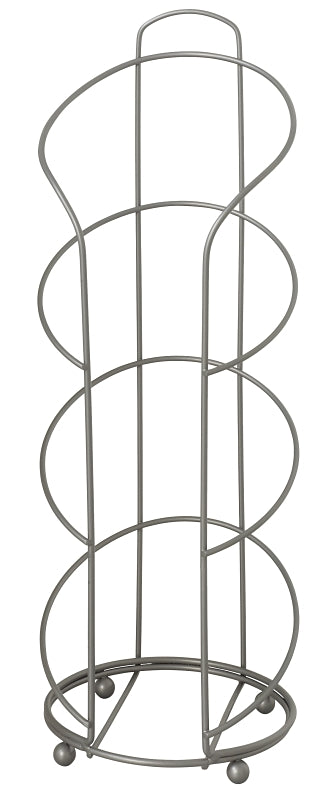 Zenna Home 7656NN Toilet Paper Reserve, Metal, Satin Nickel-Plated