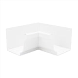 Amerimax 3.5 in. H X 3.75 in. W X 7.5 in. L White Aluminum K Inside Miter, Pack of 16