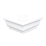 Amerimax 5 in. W X 7.25 in. L White Aluminum K Outside Miter, Pack of 16
