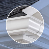 Amerimax 5 in. W X 7.25 in. L White Aluminum K Outside Miter, Pack of 16