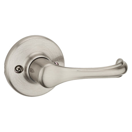 Kwikset 488DNL 15 Half Inactive Dummy Lever, Satin Nickel, Zinc, Residential, Reversible Hand, 3 Grade, ADA Compliant