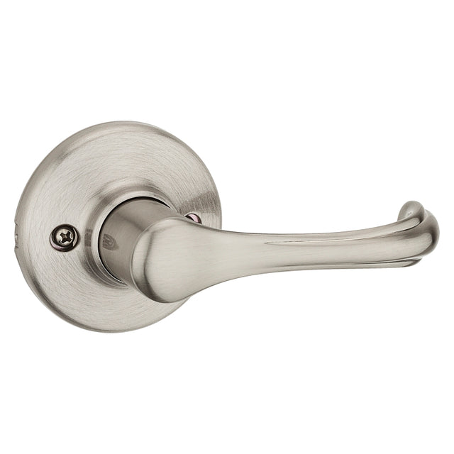 Kwikset 488DNL 15 Half Inactive Dummy Lever, Satin Nickel, Zinc, Residential, Reversible Hand, 3 Grade, ADA Compliant
