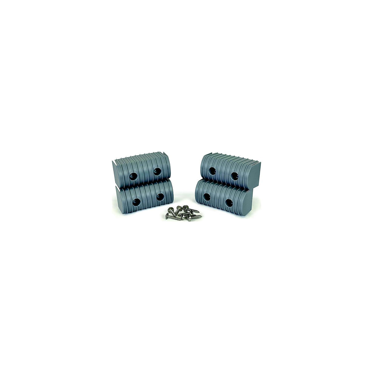 Caliber 23051 Bunk Wrap 2″ x 4″ End Cap Only, Gray, 4/pk