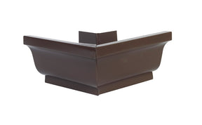 Amerimax 3.5 in. H X 7.25 in. W X 7.25 in. L Brown Aluminum K Outside Miter, Pack of 16