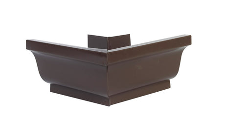 Amerimax 3.5 in. H X 7.25 in. W X 7.25 in. L Brown Aluminum K Outside Miter, Pack of 16