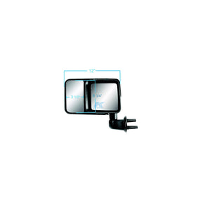 K-Source 80740 Snap-On Towing Mirror for Select Jeep Wranglers, 2/pk