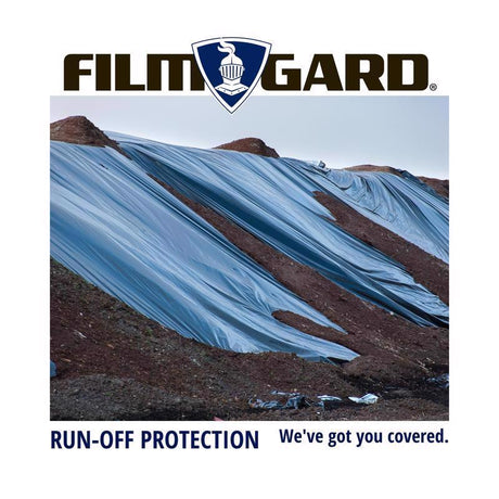 Film-Gard Plastic Sheeting 4 mil X 8 ft. W X 100 ft. L Polyethylene Black 1 pk