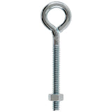Hampton 3/16 in. X 2.5 in. L Zinc-Plated Steel Eyebolt Nut Included, Pack of 10