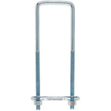 Hampton 5/16 in. X 2 in. W X 6-3/4 in. L Coarse Zinc-Plated Steel Square Bend U Bolt, Pack of 10