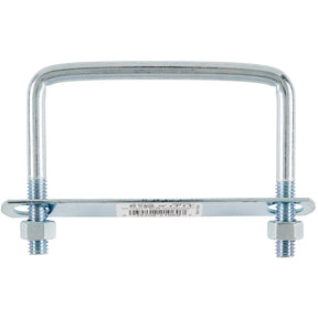 Hampton 3/8 in. X 4 in. W X 3 in. L Coarse Zinc-Plated Steel Square Bend U Bolt, Pack of 10