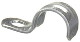 Halex 61130 Conduit Strap, 3 in, 1-1/4 in L, Steel, Galvanized, 1/PK