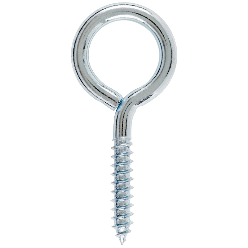 Hampton 3/8 in. X 4 in. L Zinc-Plated Steel Lag Thread Eyebolt, Pack of 10
