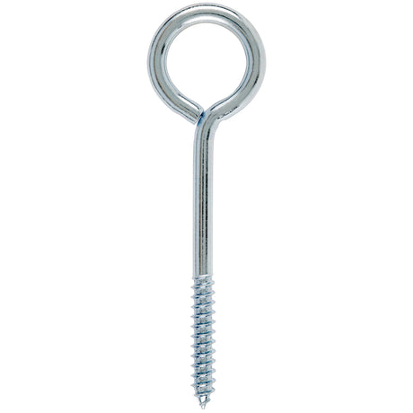Hampton 3/8 in. X 6 in. L Zinc-Plated Steel Lag Thread Eyebolt, Pack of 10