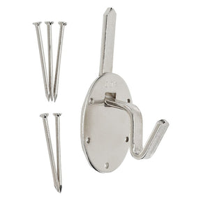 OOK 55099/55051 Picture Hanger, 200 lb, Steel, Nickel