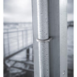 Hampton 1/4 in. X 1 in. W X 1-3/4 in. L Coarse Stainless Steel U-Bolt, Pack of 5