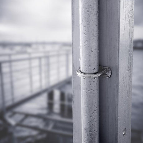 Hampton 1/4 in. X 1-1/8 in. W X 2 in. L Coarse Stainless Steel U-Bolt, Pack of 5
