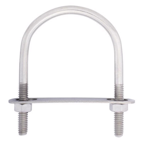 Hampton 5/16 in. X 2-1/2 in. W X 3-1/2 in. L Coarse Stainless Steel U-Bolt, Pack of 5