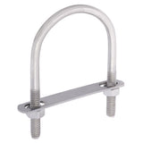 Hampton 5/16 in. X 2-1/2 in. W X 3-1/2 in. L Coarse Stainless Steel U-Bolt, Pack of 5