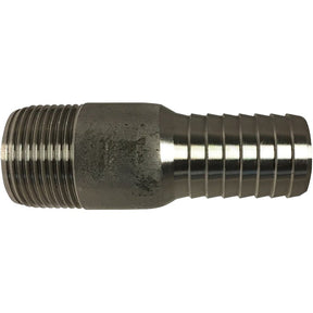 Midland Industries 973928LFBAG Adapter, 1-1/4 in, Hose Barbed, 1-1/4 in, MIP, 150 psi Pressure, Stainless Steel