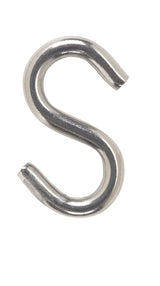 Hampton Small Steel 2.5 in. L S-Hook 250 lb 1 pk, Pack of 20