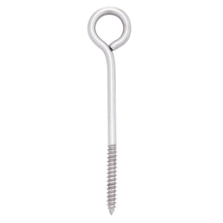 Hampton 5/16 in. X 6 in. L Stainless Stainless Steel Lag Thread Eyebolt, Pack of 5