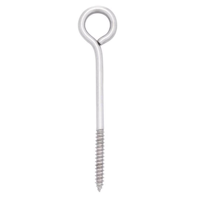 Hampton 5/16 in. X 6 in. L Stainless Stainless Steel Lag Thread Eyebolt, Pack of 5