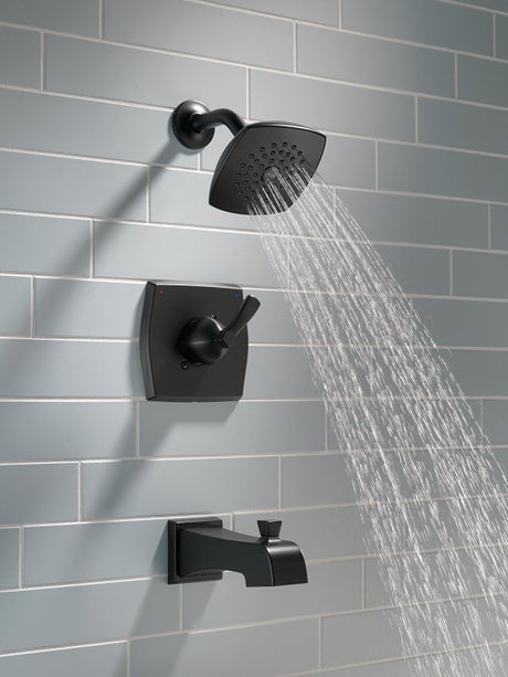 Delta FLYNN Monitor 14 144768C-BL Tub and Shower Faucet, Single Function Showerhead, 2 gpm Showerhead, 1-Handle