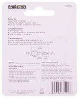 ProSource LR-226-PS Screw Eye, 2.4 mm Dia Wire, 3.1 mm Thread, 5/16 in L Thread, 13/16 in OAL, 36 lb Working Load, Steel