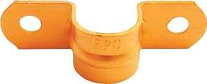 Elkhart Products 32428 Tube Strap, 2 in Opening, Copper