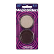 Magic Sliders Plastic Caster Cup Brown Round 1-5/8 in. W X 1-5/8 in. L 4 pk, Pack of 6