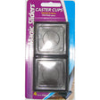 Magic Sliders Plastic Caster Cup Brown Square 2 in. W X 2 in. L 4 pk, Pack of 6