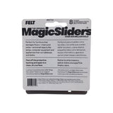 Magic Sliders Felt Self Adhesive Protective Pad Brown Round 1.5 in. W X 1.5 in. L 8 pk, Pack of 6