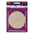Magic Sliders Felt Self Adhesive Heavy Duty Roll Oatmeal Rectangle 60 in. W X 1/2 in. L 1 pk, Pack of 6