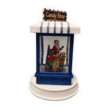 Santas Forest 21034 Christmas Shop Snow Globe, 7 in H, Pack of 6