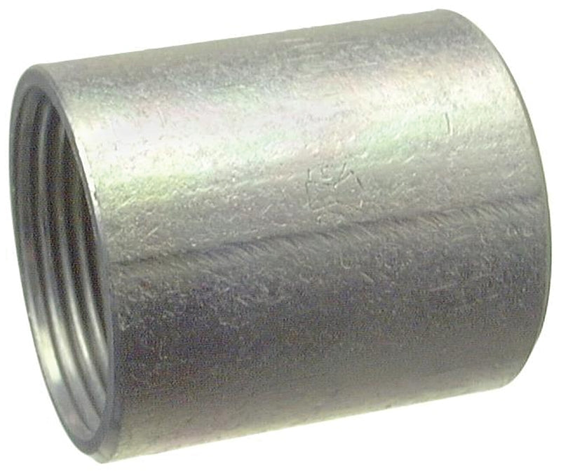 Halex 64010 Rigid Conduit Coupling, 1 in Threaded, 1.52 in OD, Steel, Galvanized