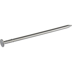 Hillman 532590 Nail, 4D, 1-1/2 in L, Steel, Bright, Flat Head, Smooth, Thin Shank, Silver, Pack of 6