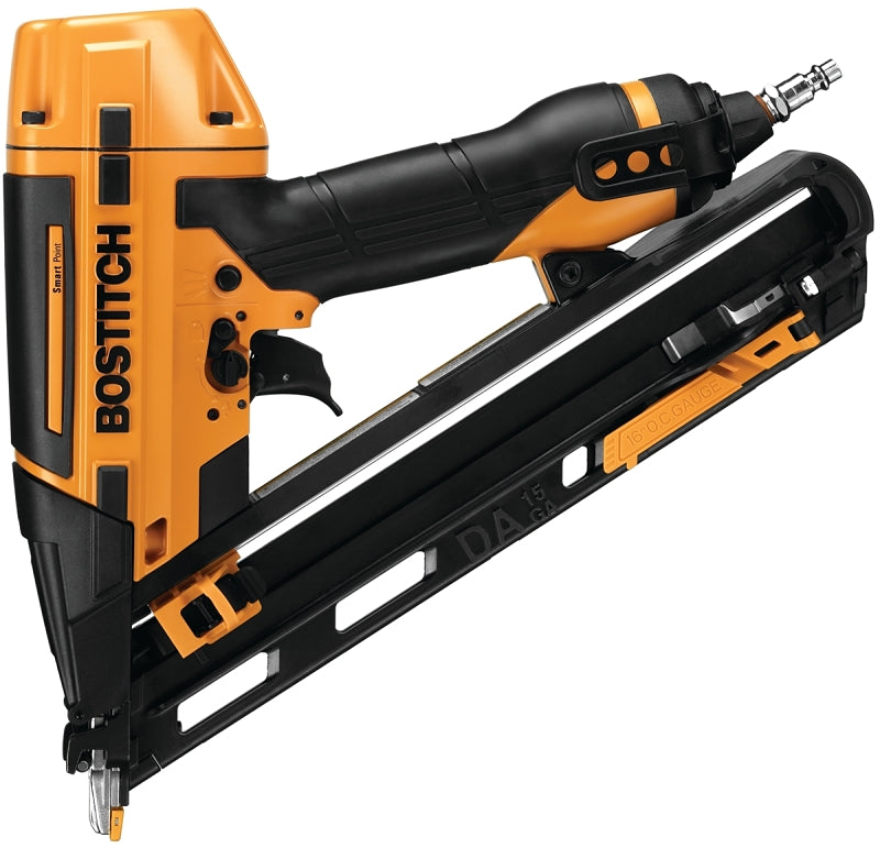 Bostitch BTFP72155 Finish Nailer Kit, 12.8 in L x 3.8 in W x 12.1 in H Dimensions, 100 Magazine, Glue Collation