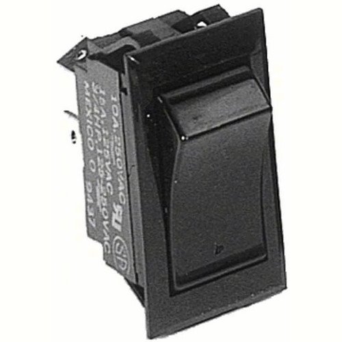 Switch Rocker Std Black Spdt
