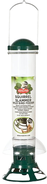 Perky-Pet 5141-2 Wild Bird Feeder, 18-7/64 in H, 3-1/2 lb, Metal, Clear, Hanging, Pack of 2