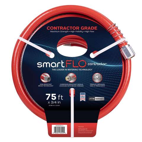 Ace SmartFLO 3/4 in. D X 75 ft. L Contractor Grade Garden Hose