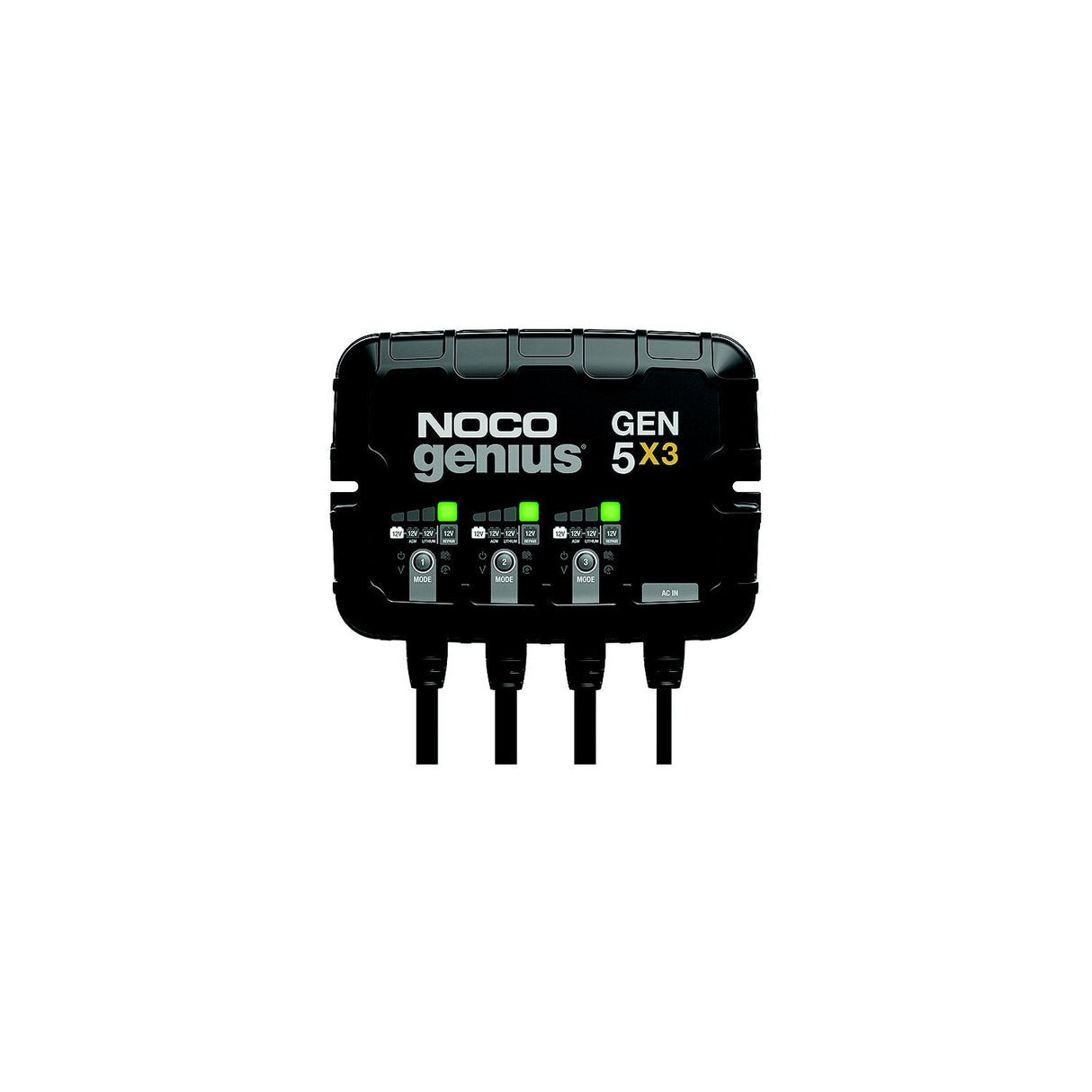 Noco GEN5X3 On-Board Battery Charger, 3 Banks