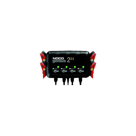 Noco GENIUS2X4 Multi-Bank Battery Charger &amp; Maintainer, 8 Amps/4 Banks