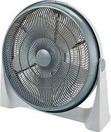 Camair AC100 Air Circulator, 20 in Dia Blade, 5-Blade, 3-Speed, Gray