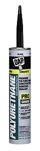 DAP 18816 Sealant, Black, 4 to 7 days Curing, 10.1 fl-oz Cartridge